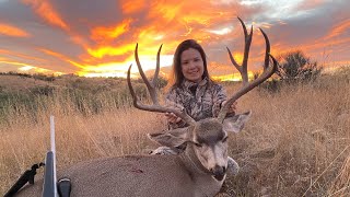 AZ Mule Deer 2022 Kill Shot Big Desert Buck [upl. by Bolme619]