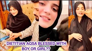 Famous Youtuber Dietitian Aqsa Reached Pakistan For Her First Delivery Baby Boy Or Girl [upl. by Airun]