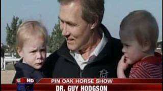 Pin Oak Horse Show  Dr Guy Hodgson  Fox 26 News [upl. by Lawlor]