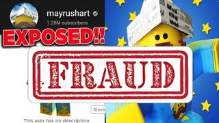 Exposing this Famous youtuber Mayrushart  Anime Defenders  Roblox [upl. by Aicatsan]