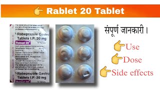 Rablet 20 Tablet  Rabeprazole gastro resistant Tablet  Rablet Tablet  Rabeprazole sodium 20 mg [upl. by Najram]