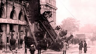 Tragic Train Derailment in Paris 1895 [upl. by Ardnued]