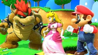 Bowser Attacks Princess Peach  Super Smash Bros Ultimate Movie [upl. by Klug293]