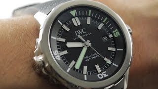 IWC Aquatimer Automatic 329001 Dive Watch Review [upl. by Drofnil]