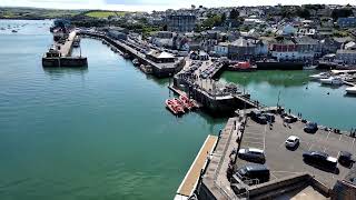 The Beautiful Fishing Port Of Padstow Cornwall  Welsh Drones [upl. by Borreri]