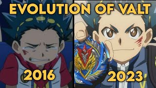 Beyblade Valt Aoi Evolution Amv 20162023  Burst Quadstrike  Beyblade Burst Quadstrike [upl. by Fawn]