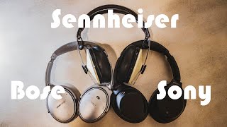 Sony WH1000XM3 Review vs Bose QC35 AND Sennheiser HD1Momentum [upl. by Naujaj758]