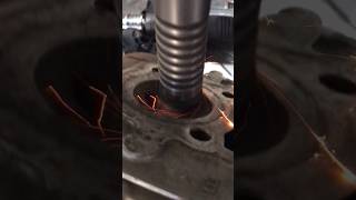 Valve grinding  motorcycle valve seat grinding  classic honda How to  Classic Honda [upl. by Aiykan552]