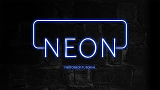 Photoshop Neon Effect  Photoshop Tutorial For Beginners [upl. by Eric]