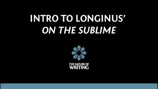 Introduction to Longinus On the Sublime [upl. by Saito]