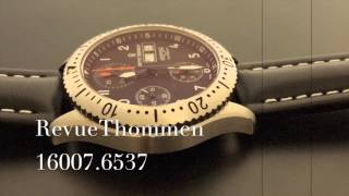 Revue Thommen 160076537 Airspeed Black Dial Watch [upl. by Tremml60]