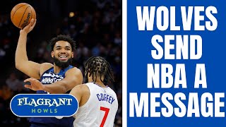 Minnesota Timberwolves send message to NBA with win over Los Angeles Clippers [upl. by Colwell]