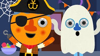 Knock Knock Trick Or Treat  Halloween Kids Song  Noodle amp Pals [upl. by Aisatna]