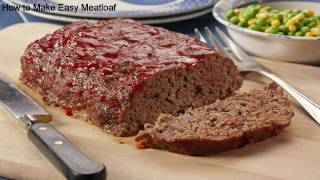 How to Make Easy Meatloaf [upl. by Melleta836]