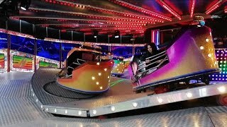 Waltzer SpinADisc 2  Racecourse Fun Fair 2022 [upl. by Beberg730]