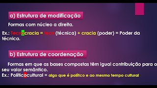 Composição Morfológica vs Composição Morfossintática [upl. by Okramed130]