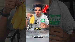 NON MANGIARE MAI BANANE E SPRITE 😱 shorts [upl. by Seyer]