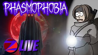 🔴 LIVE  Challenge Mode and Nightmare Games The ghost is not an Oni  Phasmophobia [upl. by Zephan]