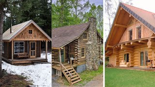 small log house design  small log cabin ideas  small log cabin interior  small log cabin  part 6 [upl. by Rita]