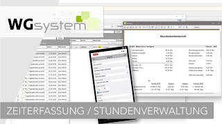 Zeiterfassung mobil oder am PC mit Stundenverwaltung [upl. by Ayotol]