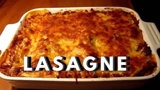 Lasagne à la bolognaise et au béchamel faite maison  Lasagnes traditionnelles  Recette  2 [upl. by Sardella]