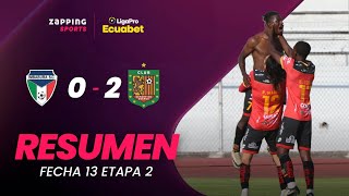 Imbabura SC 0  2 Deportivo Cuenca Resumen Fecha 13  2da Etapa  LigaPro Ecuabet [upl. by Abekam]