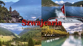 🏞 🇨🇭 Locarno Lugano Uri Interlaken  różnorodna Szwajcaria  Niemcy Nieznane [upl. by Natrav]