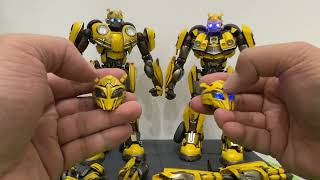 THE TRANSFORMERS BUMBLEBEE DLX QUICK COMAPARISON [upl. by Nika]