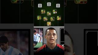 Alexis Sanchez’s Dream Team 🐐🤯 efootball efootball2024 football dreamteam goat shorts viral [upl. by Serene566]