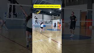 Voleybolda Servis Karşılama Ve Smaç 😈 voleybol volleyball volleyballworld [upl. by Kroo]