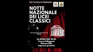 VIDEO COMPLETO NOTTE DEI LICEI CLASSICI FIDENZA 2024 [upl. by Uzzia504]