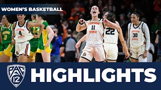 Oregon vs Oregon State Womens Basketball Highlights  202324 Season [upl. by Etnaud]