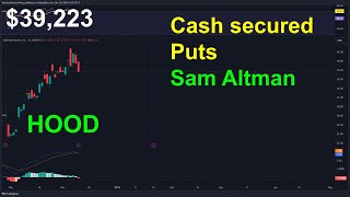 Selling Cash Secured Puts On HOOD Stock  Portfolio Update [upl. by Pompea88]