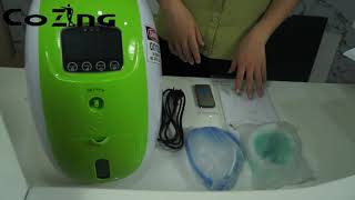 COZINGOX01 home use small oxygen generator  concentrator for oxygen therapy and purify the air [upl. by Teufert961]