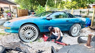 Lifted a 95 Chevy Camaro Z28 on 28s Asantis [upl. by Aztiray]