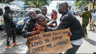 Kenyans Protest Finance Bill 202425 on voting day [upl. by Mela]