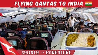 12 hours in Qantas economy class  Sydney to Bangalore [upl. by Ieppet]