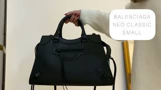 Balenciaga Neo Classic Bag in Grained Leather [upl. by Tunk]