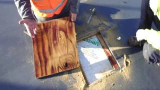 Condensation inside a new flat roof covered with EPDM rubber [upl. by Ainel928]