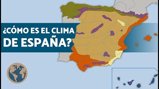 ¡Tipos de CLIMA en ESPAÑA⛈️Clima Mediterráneo Continental Atlántico de Montaña y Subtropical [upl. by Yalahs212]