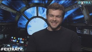 Alden Ehrenreich Talks Taking on Han Solo Plus Fun with Action Figures [upl. by Ayikur]