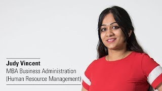 Hear from Judy MBA Business Administration Human Resource Management [upl. by Bolanger]