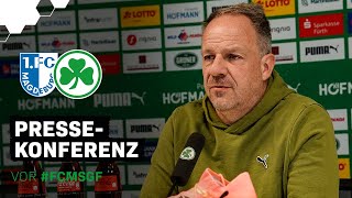 Zorniger quotAn unserer Statistik schraubenquot  PK vor FCMSGF [upl. by Hannibal]