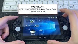 PS Vita  Copy and Transfer Games Save Data to any Devices 2024  Modded Vita [upl. by Naehgem449]