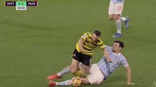 Maguire RED CARD Vs Watford 🟥 [upl. by Nic103]