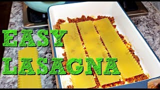 Easy Homemade Lasagna Recipe  No Boil Lasagna Recipe  4K Cooking Videos [upl. by Williams111]