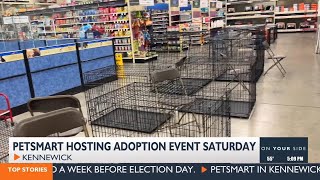 Rescues and Shelters unite at PetSmart for adoption event [upl. by Kahn]