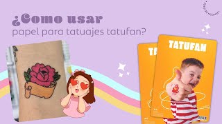 Como hacer TATUAJES TEMPORALES con impresora INKJET tutorial paso a paso [upl. by Inavoig582]