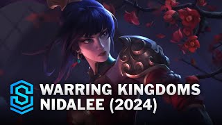 Warring Kingdoms Nidalee Skin Spotlight  League of Legends [upl. by Rosanna]