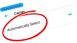 How to Turn OnOf Network Automatically Select Option in Android Phone [upl. by Resee]
